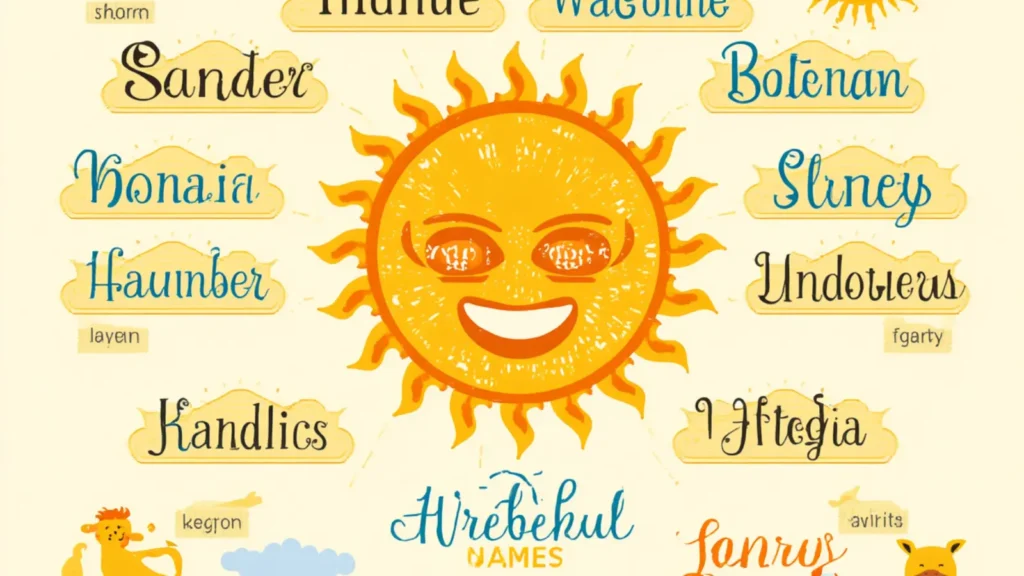 Sun names for boys