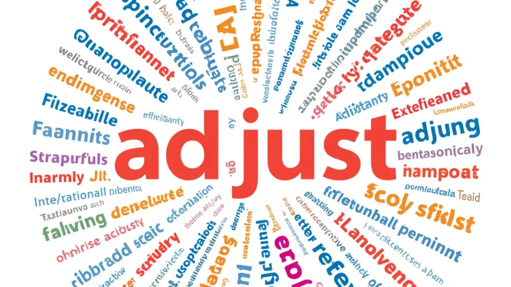 adjust synonym