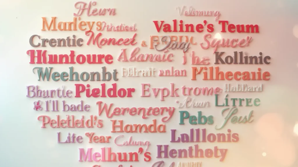 names of endearment